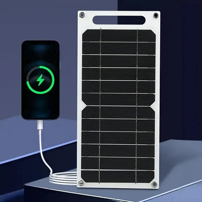 Solar Panel 30W USB Type-C Waterproof Outdoor Hiking Camping Portable Battery Mobile Phone Charging Bank Charging Panel 5V
