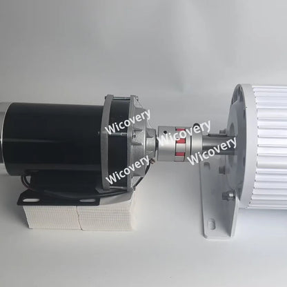 Low Noise 380V 5000W 10KW 20KW 30KW Permanent Magnet Generator With 48V 60V 24V DC Motor Complete Set Power Generator System