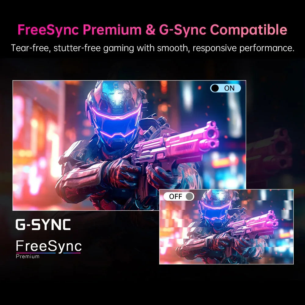 KTC H27E6 27inch Gaming Monitor 2560*1440 QHD Fast IPS Screen 300Hz Refresh Rate Up to 320Hz HDR 400 1Ms Response Time FreeSync & G Sync