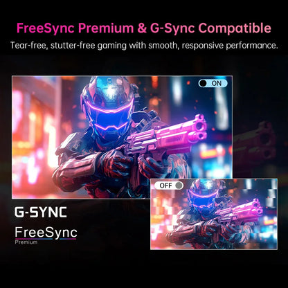 KTC H27E6 27inch Gaming Monitor 2560*1440 QHD Fast IPS Screen 300Hz Refresh Rate Up to 320Hz HDR 400 1Ms Response Time FreeSync & G Sync
