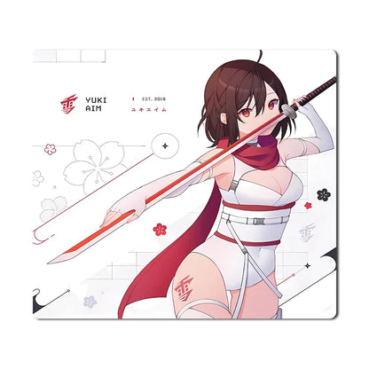 Skypad SORA YUME Glass Gaming Mouse Pad 260x210mm Smooth Frosted Surface Customize Mat FPS Office Esports Game Glass Mouse Pads