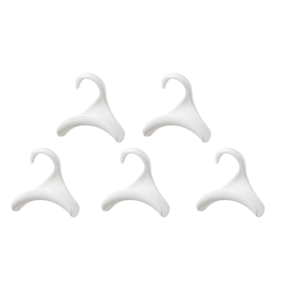 3-20pcs Widen Plastics Hanger Connection Hook Stackable Space Saving Storage Multifunctional Bag and Hat Hanging Rack