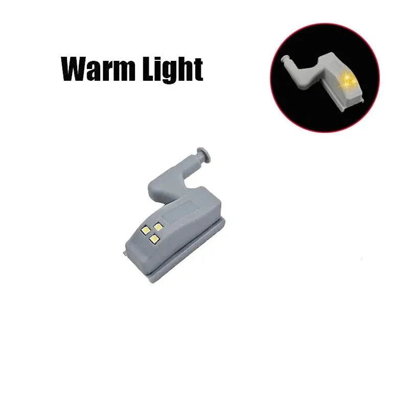 Universal LED Inner Hinge Lamp Cabinet Induction Lights Wardrobe Cupboard Sensor Lights Bedroom Kitchen Closet Night Lamp