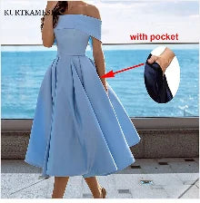 Satin Elegant Long Prom Evening Guest Summer Dresses For Women 2022 Sexy Host Wedding Bridesmaid Party Ball Gown Maxi vestidos