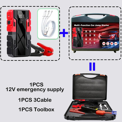 New 12V 99800mAh 3000A Car Jump Starter Car Battery Starters Portable Power Bank 12V Starting Device Booster  Petrol Diesel Car