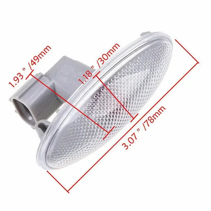 2Pcs Side Marker Indicator Lamp Turn Signal Light Fender Lights 81730-0D032 for Toyota Yaris 12.2005-03.2011 RAV4 Auris Corolla