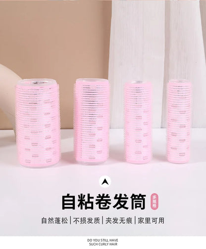 Large Self-Adhesive Hair Rollers Hairdressing Home Use DIY Magic Styling Roller Roll Curler Hair Women Beauty Tools 미용실파마