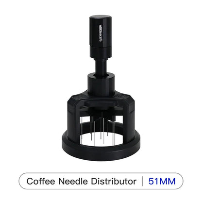 ALIKISSCAFE WDT Tools Rotary 51mm 54mm 58mm Espresso Stirrer Needle Distributor Magnetic Coffee Maker Accessories Barista Tools