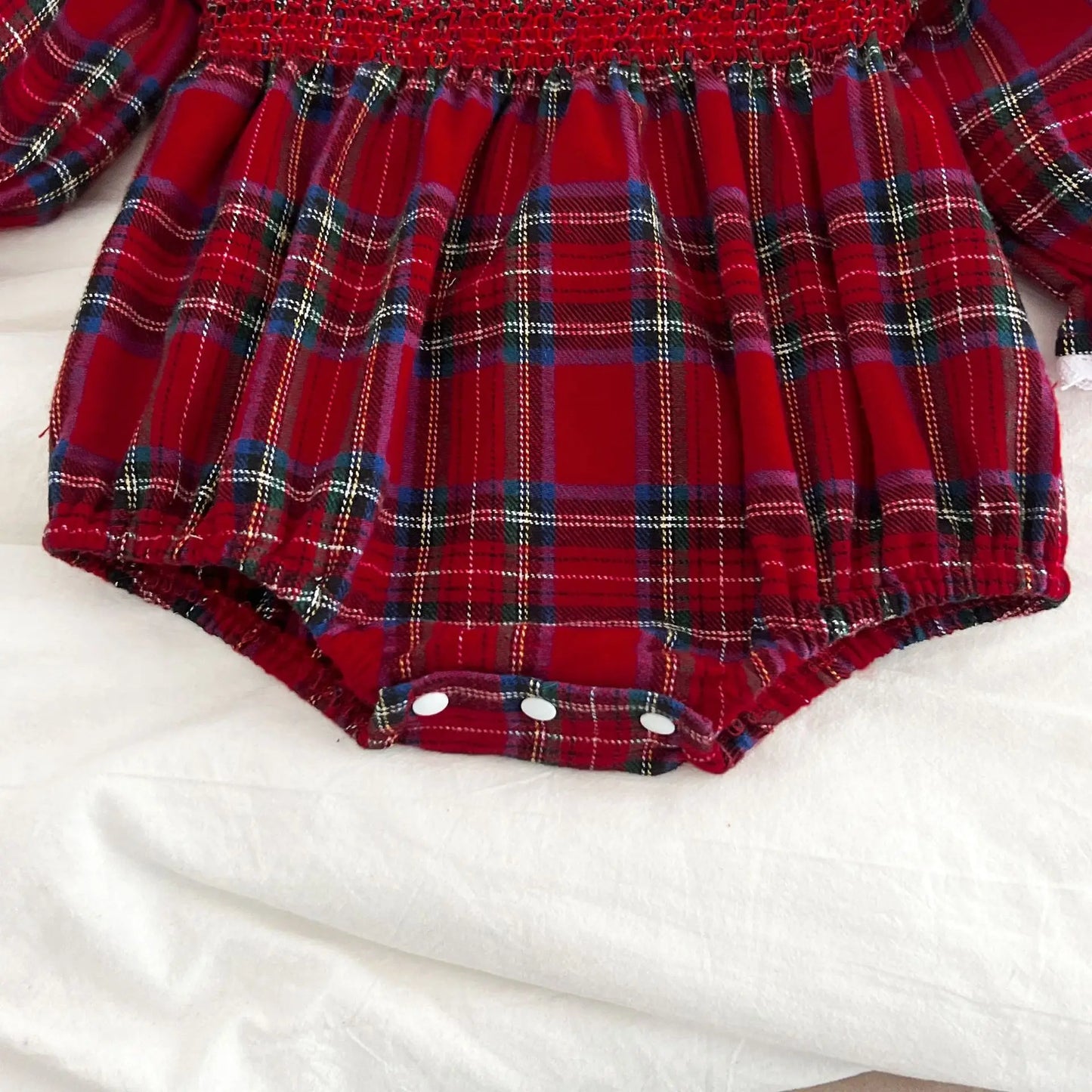 New Year's Party Clothes ﻿Christmas Toddler Kids Baby Girls Clothes Sister Matching Xmas Bodysuit Dress Outfits Red Plaids Sets