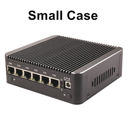 Intel N100 8505 7505 6305 6x i226-V 2.5G Firewall Server Fanless Mini PC DDR4 NVMe 1*COM Type-C pfSense OPNsense Mini Computer