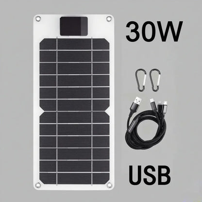 100W 5A-60A Solar Car Battery Charger Kit 5V/12V Fast Charging, high current fast charging Built-in Voltage Regulator