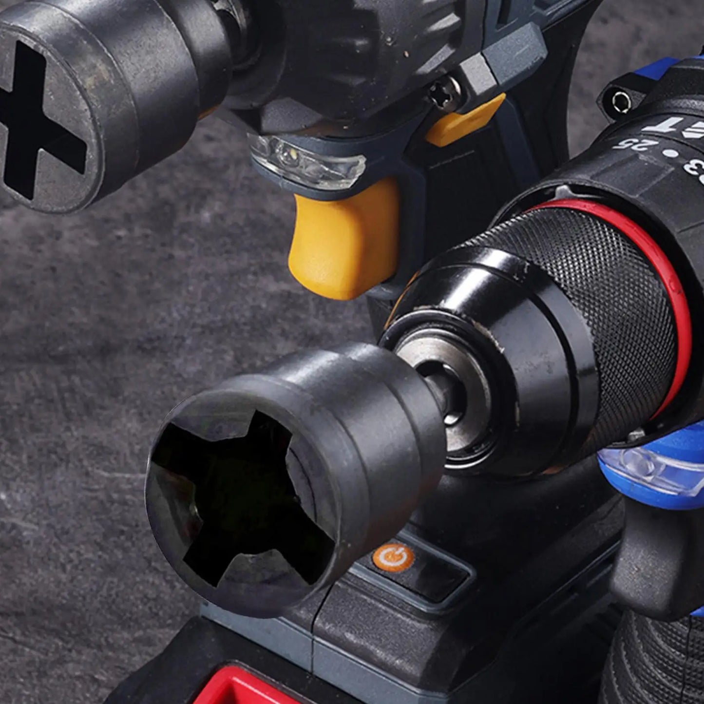 Universal Scissor Car Jack Adapter Rv Stabilizer Jack Drill Adapter Car Disassemble Tool Steel Ball Joint Rod Impact Wrench Tool