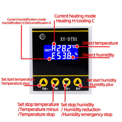Temperature and Humidity Control Module Digital Dual Output Automatic High Precision Constant Temperature Humidity Control Board