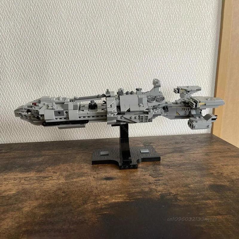 MOC Custom Starship Troopers Destroyer Building Blocks Model Space Wars Games DIY Assembly Bricks Children's Toy Christmas Gift