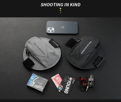 Outdoor Sports Running Fitness Mobile Phone Arm Bag Night Running Reflective Safety Wrist Bag Men and Women 6.5-Inch