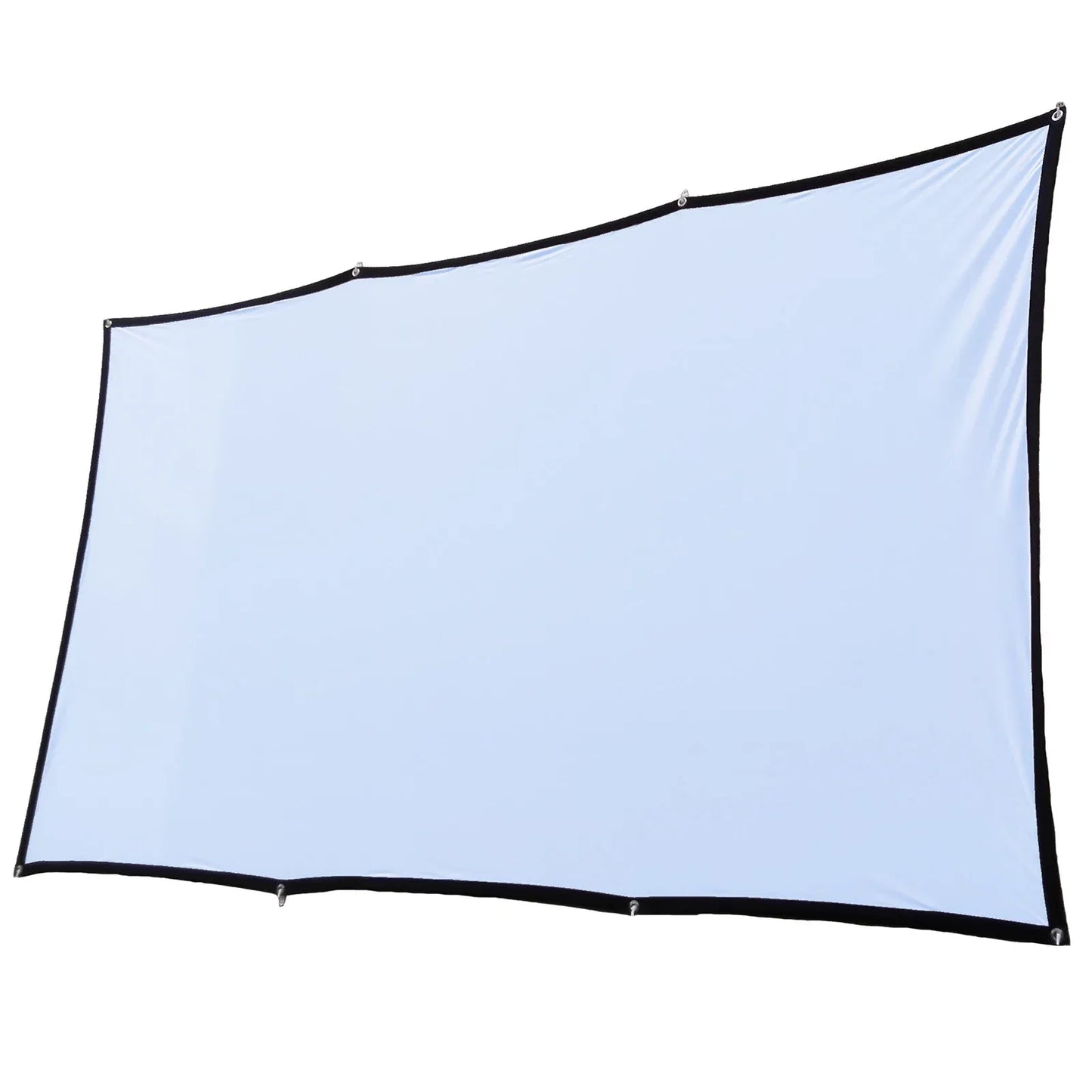 60 72 100 120 150 Inch 16:9 Portable Wrinkle Free Lightweight Projector Screen Home Outdoor Front Rear Projection Curtain Fabric