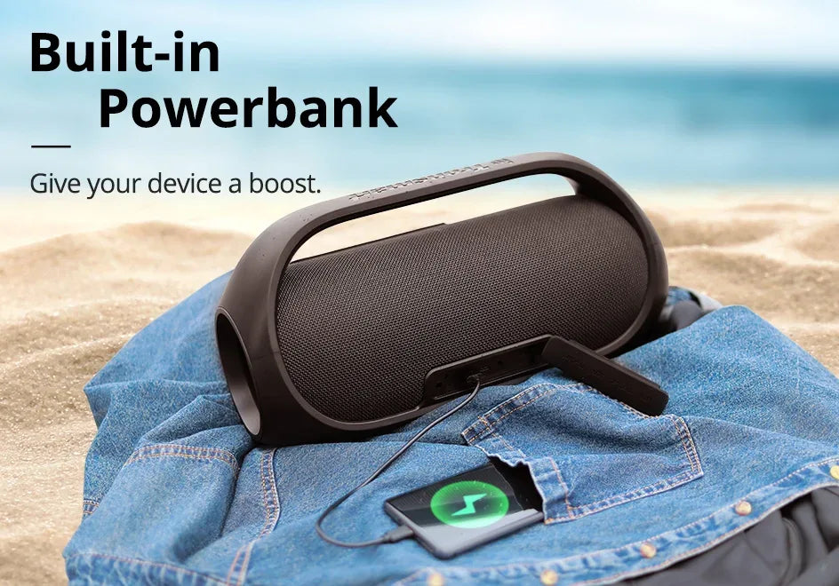 Tronsmart Bang Bluetooth Speaker Portable Party Speaker with Lossless Hi-Res Audio, Heavy Bass, App Control, Portable Handle