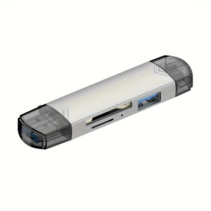 6 In 1 Multifunction Usb 3.0 Card Reader U Disk Type C/Micro Usb/Tf/Sd Flash Drive Memory Card Reading Adapter Phone Accessories