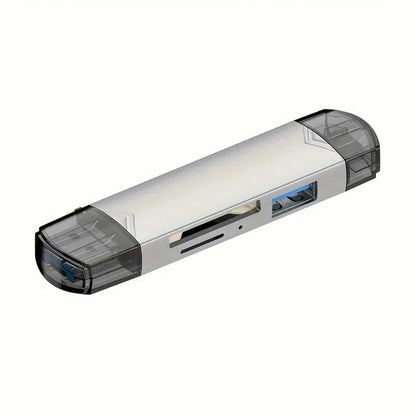 6 In 1 Multifunction Usb 3.0 Card Reader U Disk Type C/Micro Usb/Tf/Sd Flash Drive Memory Card Reading Adapter Phone Accessories