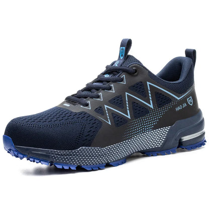 Oulylan Puncture Proof Work Safety Boots Man Breathable Work Shoes Male Men's Fashion Safety Shoes  Steel Toe Sneakers