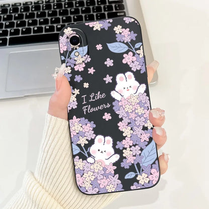 For iPhone X XR XS SE 2020 Case iPhoneX Liquid Soft Silicone Case For iPhone x s XR Back Cover For iphone se 2020 Phone Bumper