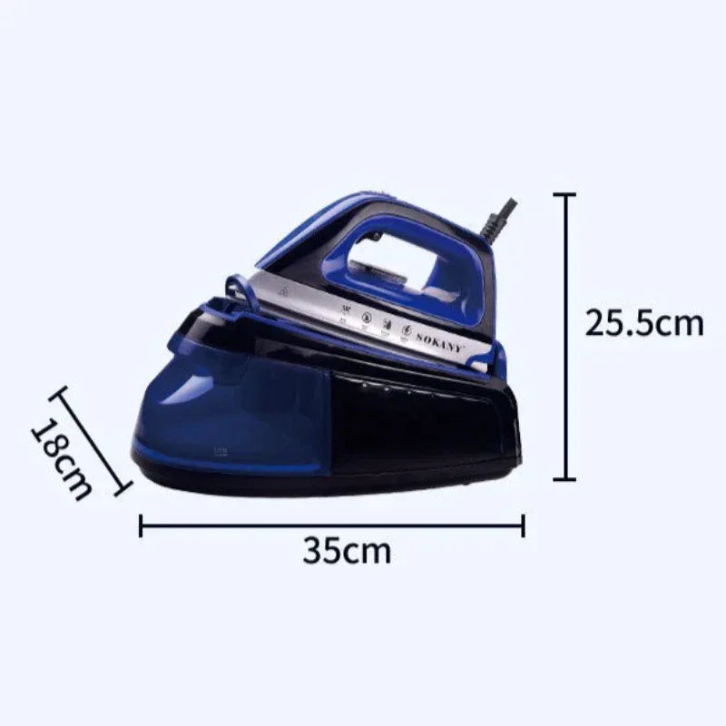 Large Capacity Water Tank Handheld Electric Irons Powerful Steam Faster Ironing Widened Panel Clothes Steam Iron Home Appliances
