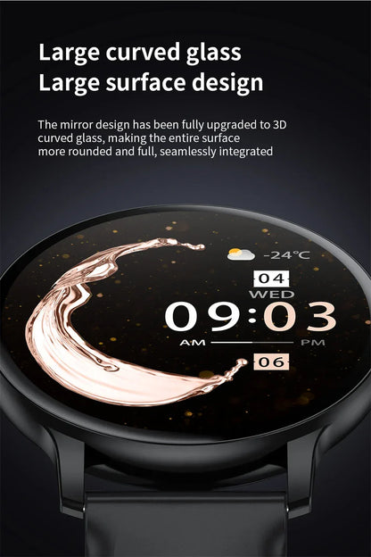 LIGE Smart Watch Women 1.39'' Full Touch Screen Custom Dials Wristwatch Bluetooth Call Blood Oxygen Monitor Sport Smartwatch Men