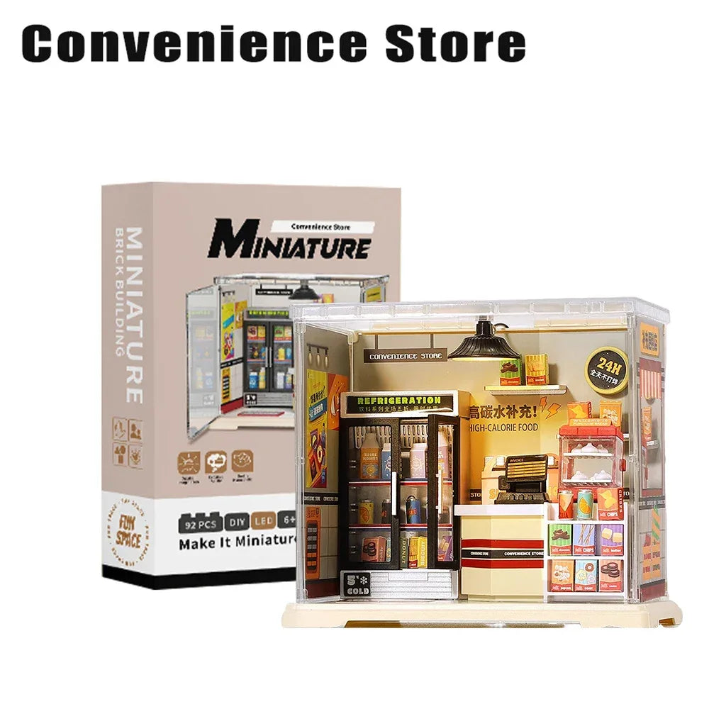 New DIY Miniature House Model with Soft Lights, High-Detail Quality, Easy 1-Hour Assembly, Perfect Birthday & Christmas Gift