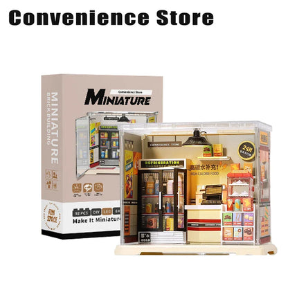 New DIY Miniature House Model with Soft Lights, High-Detail Quality, Easy 1-Hour Assembly, Perfect Birthday & Christmas Gift