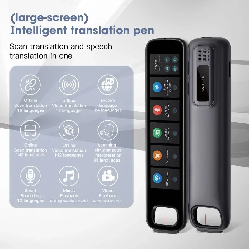 X10 Point Reading Translation Pen 3.76 Inches 142 Language Electronic Voice Scanning Pen Mutual Translation Dictionary Pen