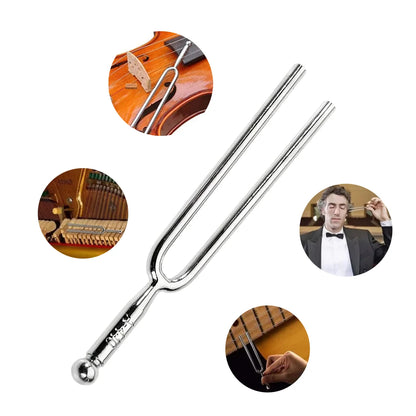 128 /512Hz Chakra Healing MassageTuning Fork Set,Aluminum Alloy Tuning Forks Used for Sound Therapy Yoga Meditation Accessory