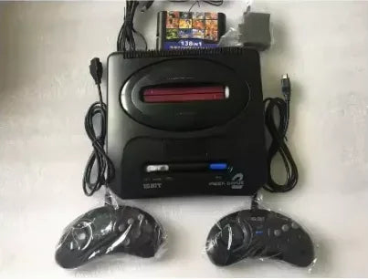 New Arrival Black Color PAL Version EU Plug Game Consoles Fit For Sega MD2 MD 2 TV Video Game Console Classic Card 16 Bit Boy