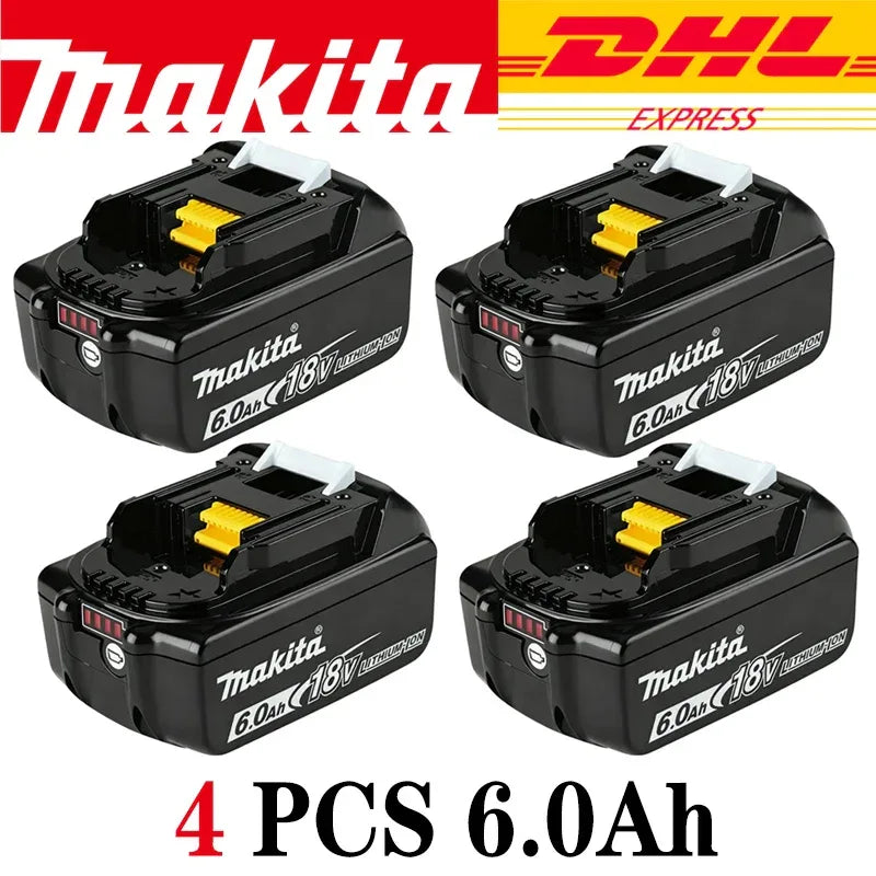 100% Genuine Makita Battery 18V 6Ah 9Ah Rechargeable Lithium Battery High Capacity for Makita Cordles Power Tool Battery