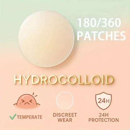 180/360PCS Invisible Acne Veneer Lump Sticker Reduce Acne Cleansing Pores Oil Removal Repair and Smooth Skin Facial Products Var