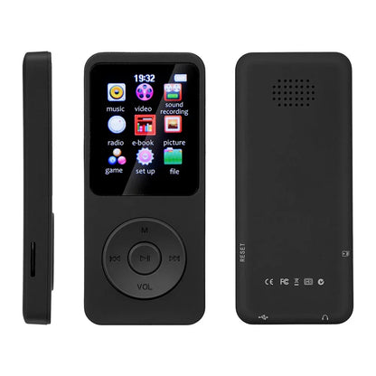 MP3 Player Outdoor Sports Fitness Mini Mp4/mp3 Support Bluetooth Lossless Hifi Music Player FM Radio Recorder Sport 128GB