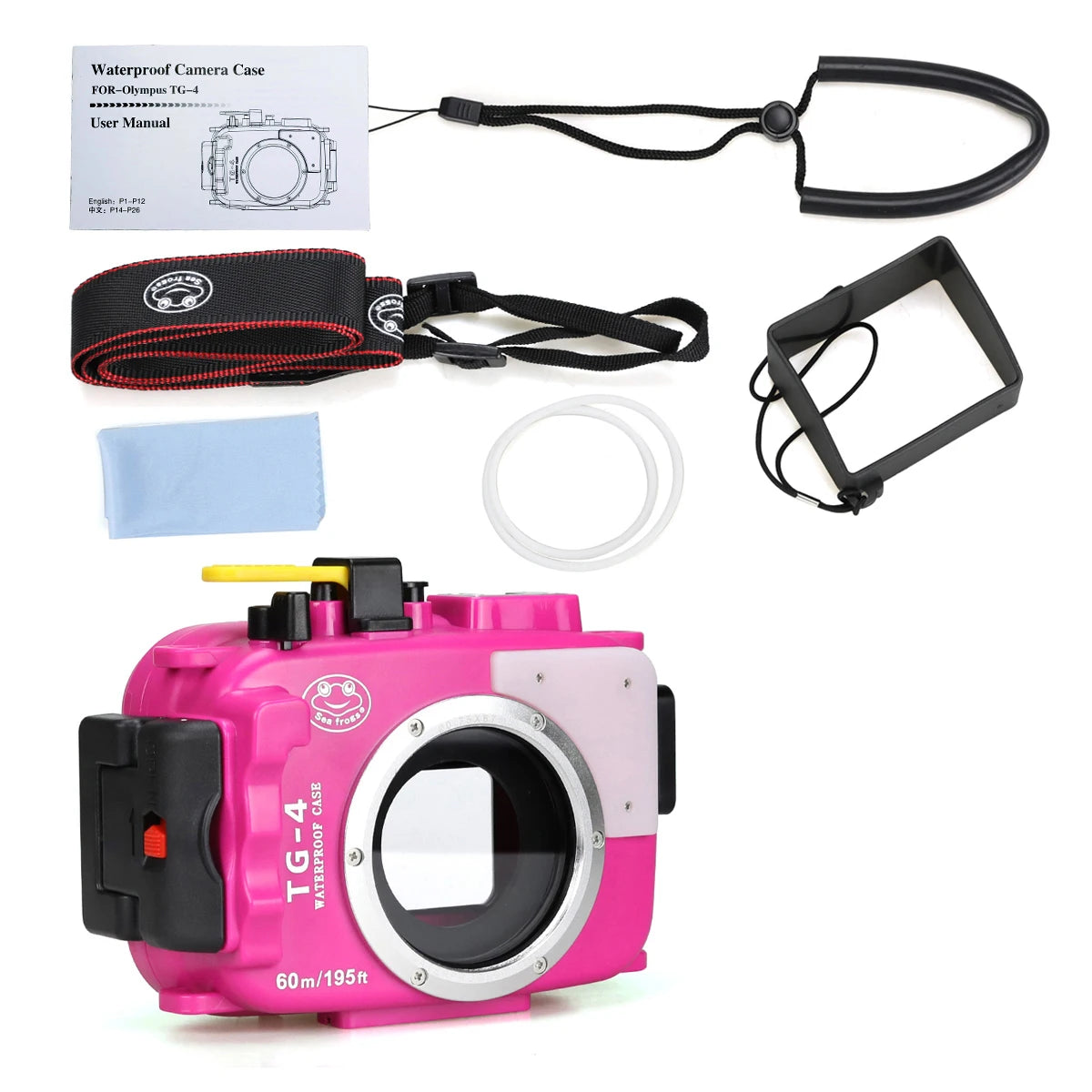Seafrogs Scuba Diving Camera Case Cover For Olympus TG 7 TG 5 TG 6 Underwater Photography Equipment Waterproof Camera Housing 60