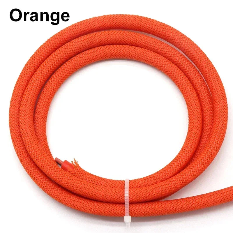 1-50M 2mm Insulated PET Braid Sleeves Sleeving High Density Cable Sheath Wrap Cable Protector Braid For Wires