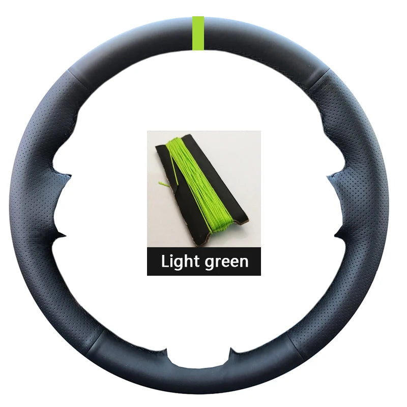 Black Suede Car Steering Wheel Cover For Opel Astra(K) Corsa(E) Crossland X Grandland X Insignia Leather Steering Wrap