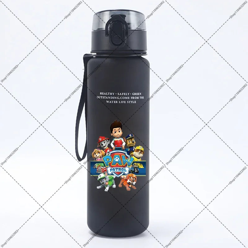 Paw Patrol 650ML Water Bottles Cartoon Anime Pattern Printed Sports Bottle Women Men Outdoor Fashion Cup Birthday Party Gifts