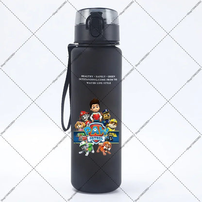 Paw Patrol 650ML Water Bottles Cartoon Anime Pattern Printed Sports Bottle Women Men Outdoor Fashion Cup Birthday Party Gifts