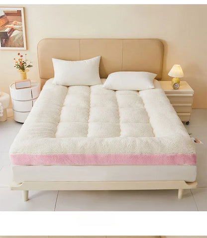 Thicken Winter Warm Lamb Cashmere Mattress High Quality Household Soft Pad Tatami Floor Mat Student Dormitory Single Mattresses