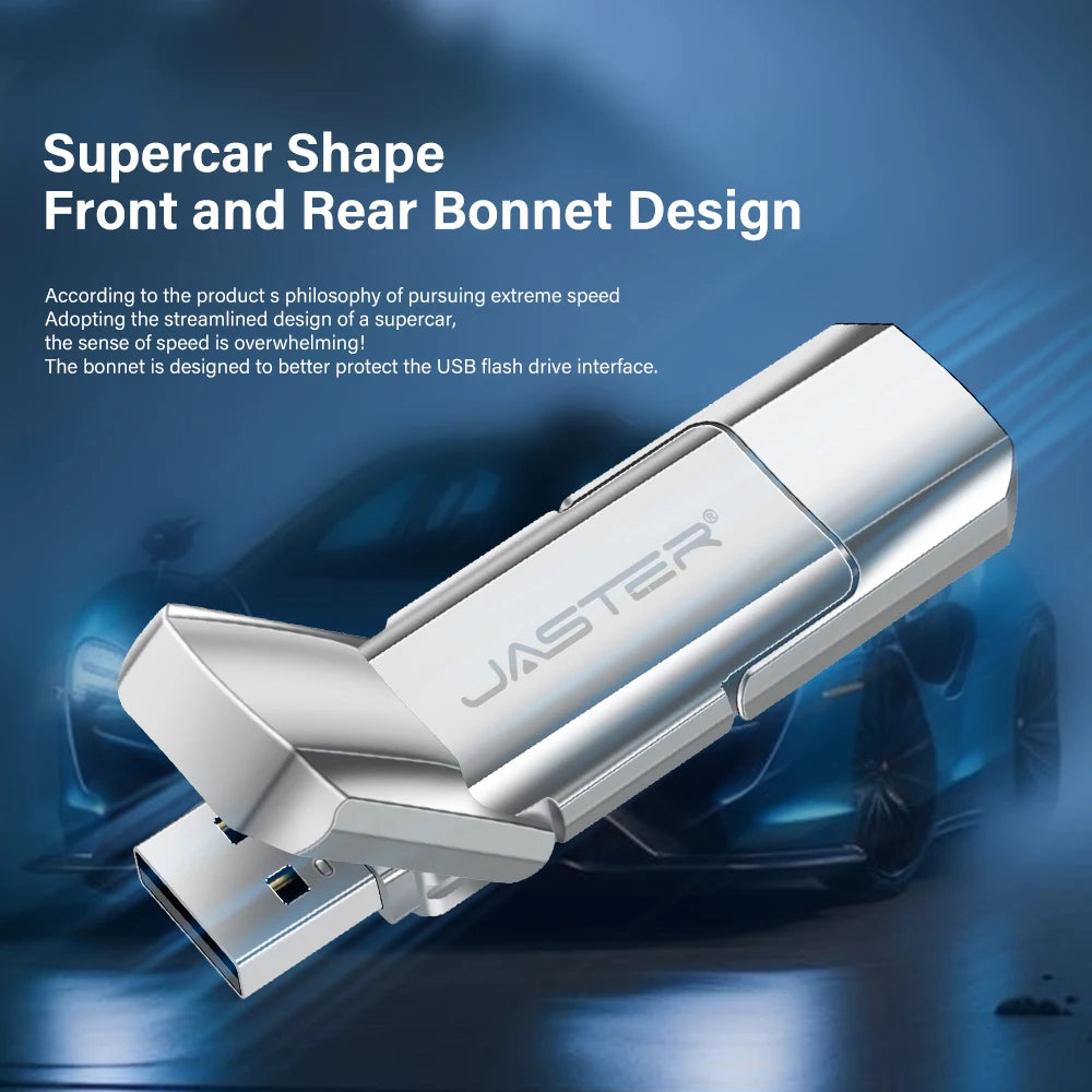 High speed TYPE C USB 3.2 Pen drive 256GB OTG 2 IN 1 Metal USB flash drive 128GB Pendrive 64GB USB flash drives Memory Disk