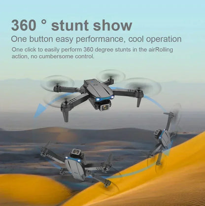 New E99Pro RC Drone 4K Professinal With 1080P Wide Angle HD Camera Foldable Helicopter WIFI FPV Height Hold Gift Toy ﻿