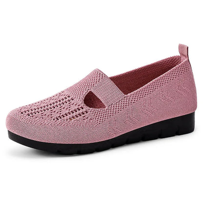 Women's Summer Shoes Breathable Flat with A Casual Women's Sneakers Comfortable Soft Sole Large Size 36-43 Cheap Shoes Clearance