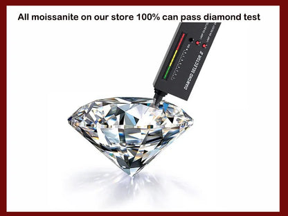 TFGLBU Trendy 1.5mm Moissanite Ring for Women Lab Diamond Matching 100% 925 Sterling Silver Certified Band Wholesale Jewelry