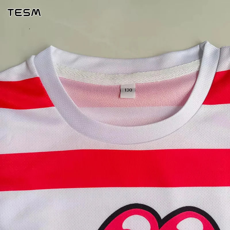 TESM Men Women Breathable Sports T-Shirt 3D Printed Number Short Sleeve Training Top Loose Streetwear Trendy Tee S-6XL