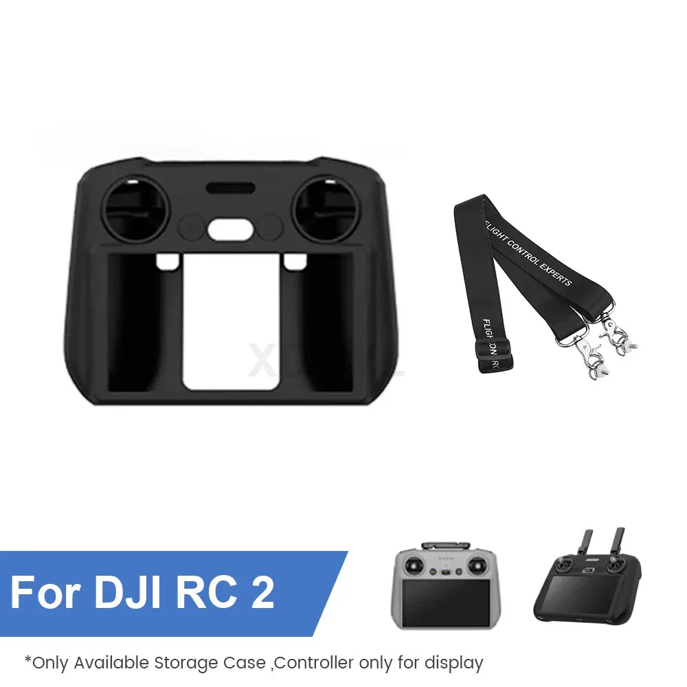Silicone Case Protective Cover for DJI Mini 3/Mini 4/Mini 5 Pro/Flip/AIR 3S/Mavic 3/4 Pro/Neo/RC/RC 2 Remote Control Accessories