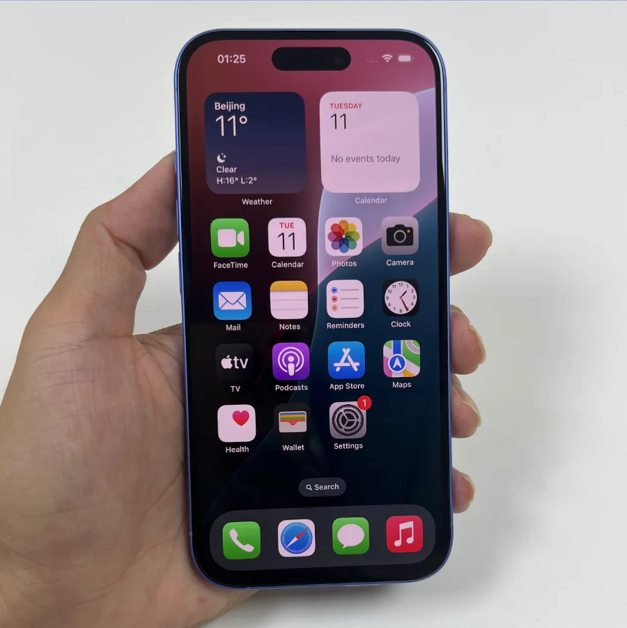 97%NEW Original Apple iPhone 16 SmartPhone 128GB/256GB Dual SIM 6.1-inch Super Retina XDR OLED A18 Chip NFC Unlocked Cellphone