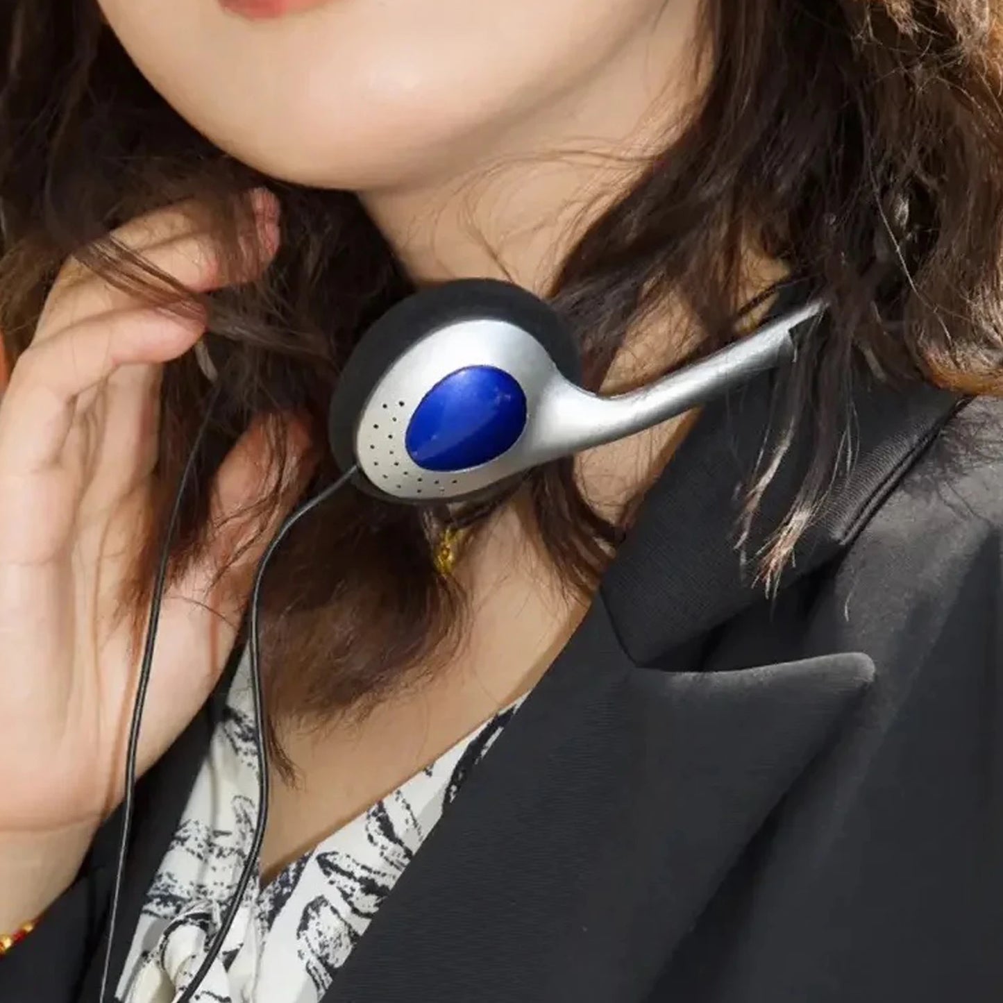 Personality Retro Classic Music Headphones Fashion Game Headset Portable Sport Wired Earphone Photography Photo Props