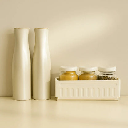 Plastic Expandable Storage Box Adjustable Stackable Retractable Storage Container Space Saving Large Capacity Drawer Storage Box